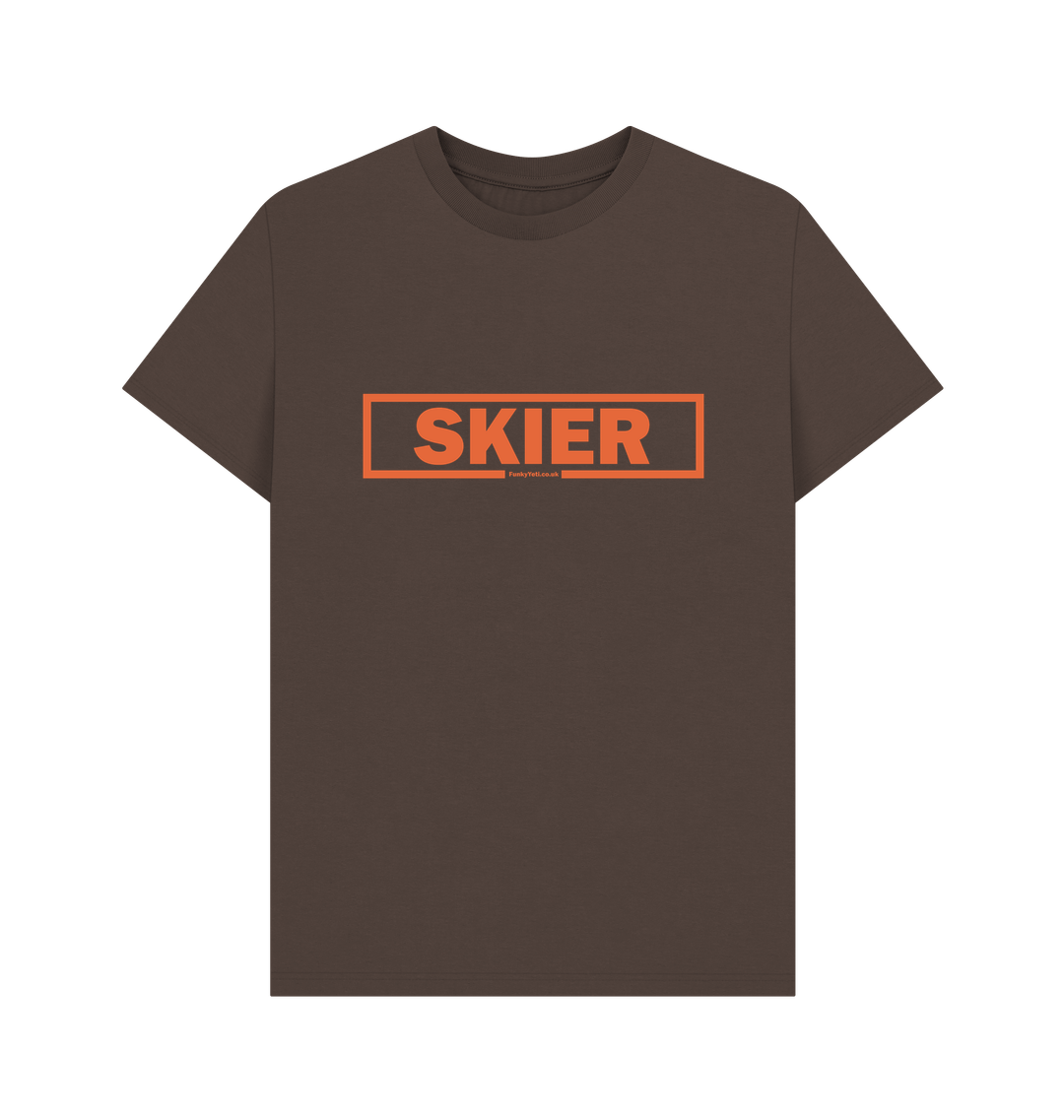 Chocolate Printed T-shirt Front