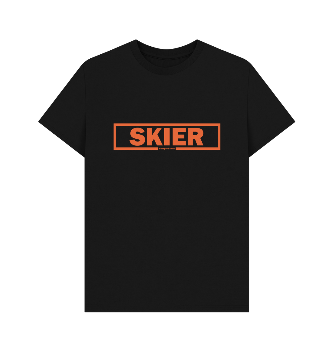 Black Printed T-shirt Front