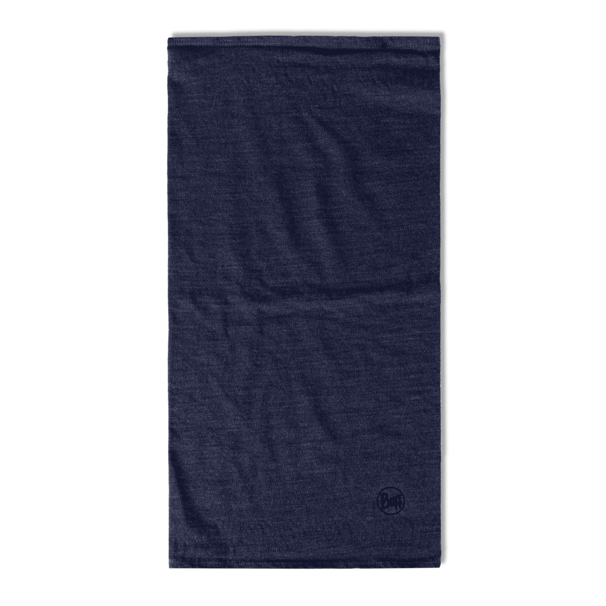 Buff Merino Midweight Necktube - Melange Night Blue