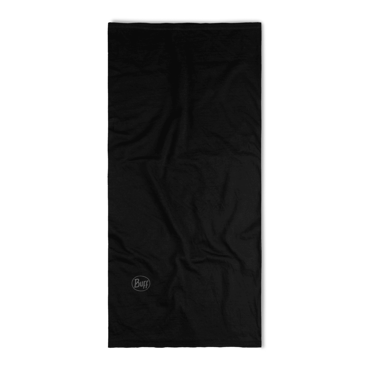 Buff Merino Lightweight Necktube - Solid Black