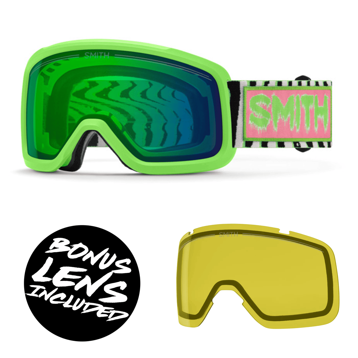 Smith Shakedown Goggles - Slime Static Shag