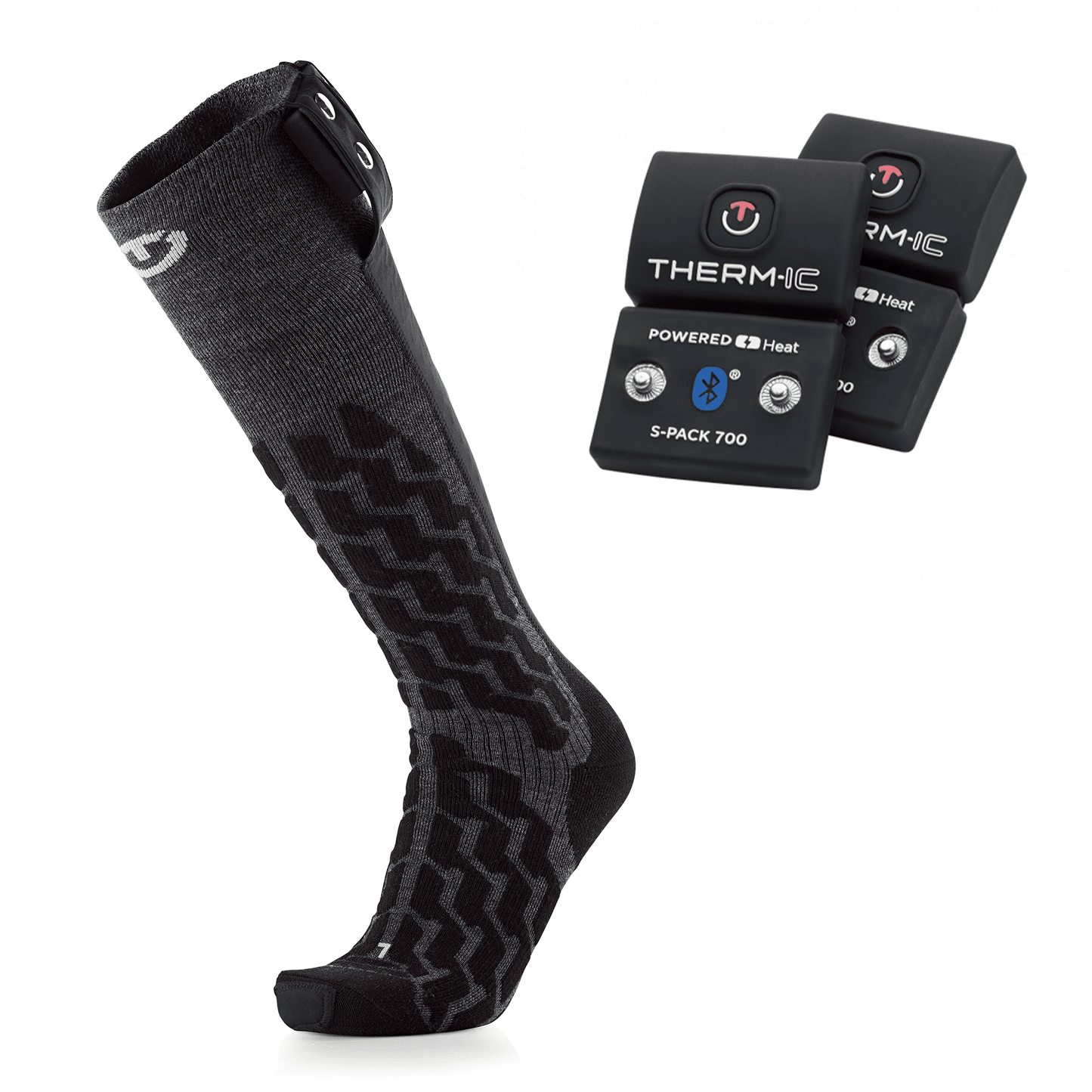 Therm-Ic Powersocks Set - Heat Fusion Unisex Socks + S-Pack Battery