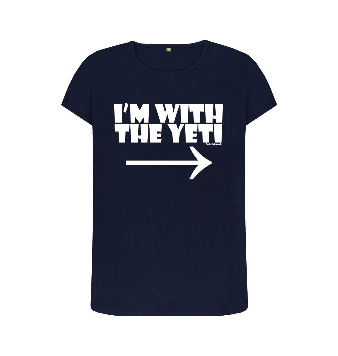 Navy Blue Printed T-shirt Front