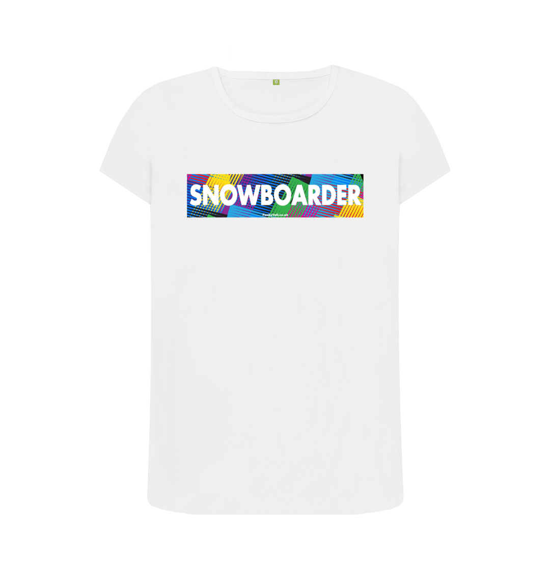 White Printed T-shirt Front