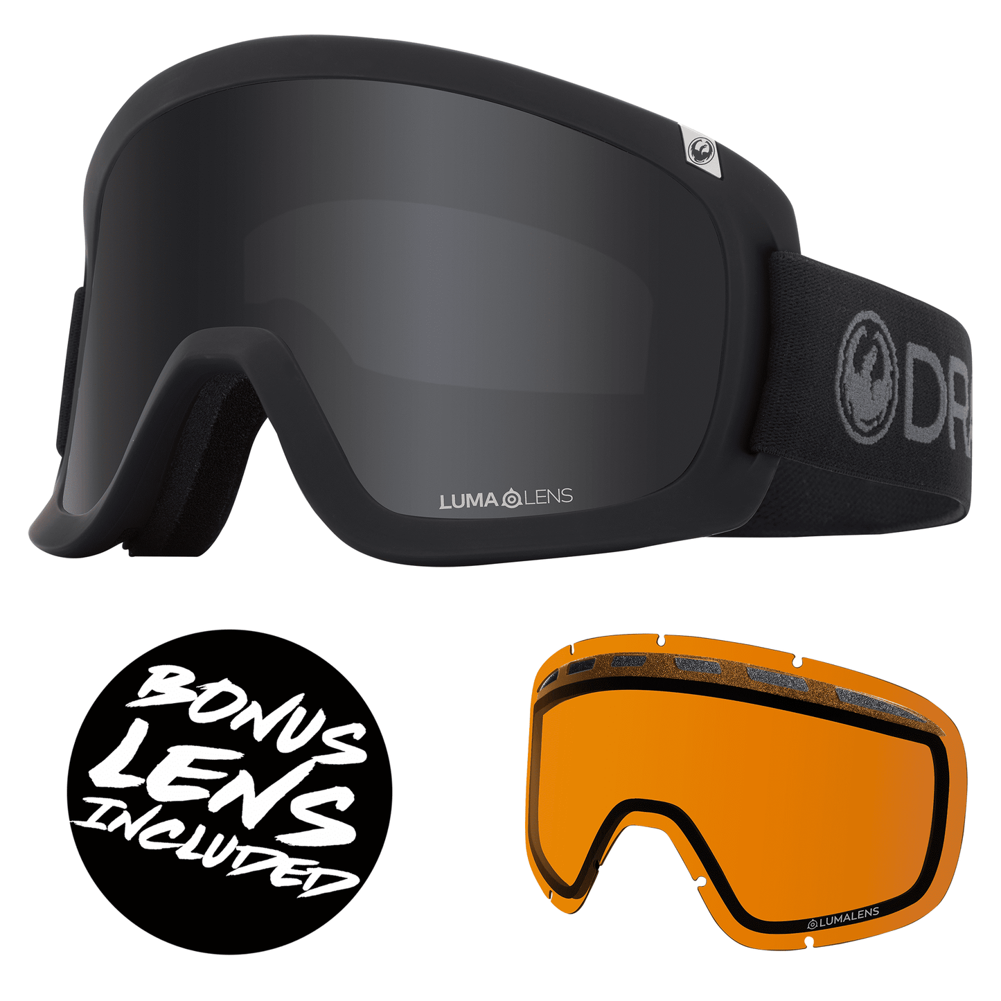 Dragon D1 OTG Goggles (2023) - Blackout