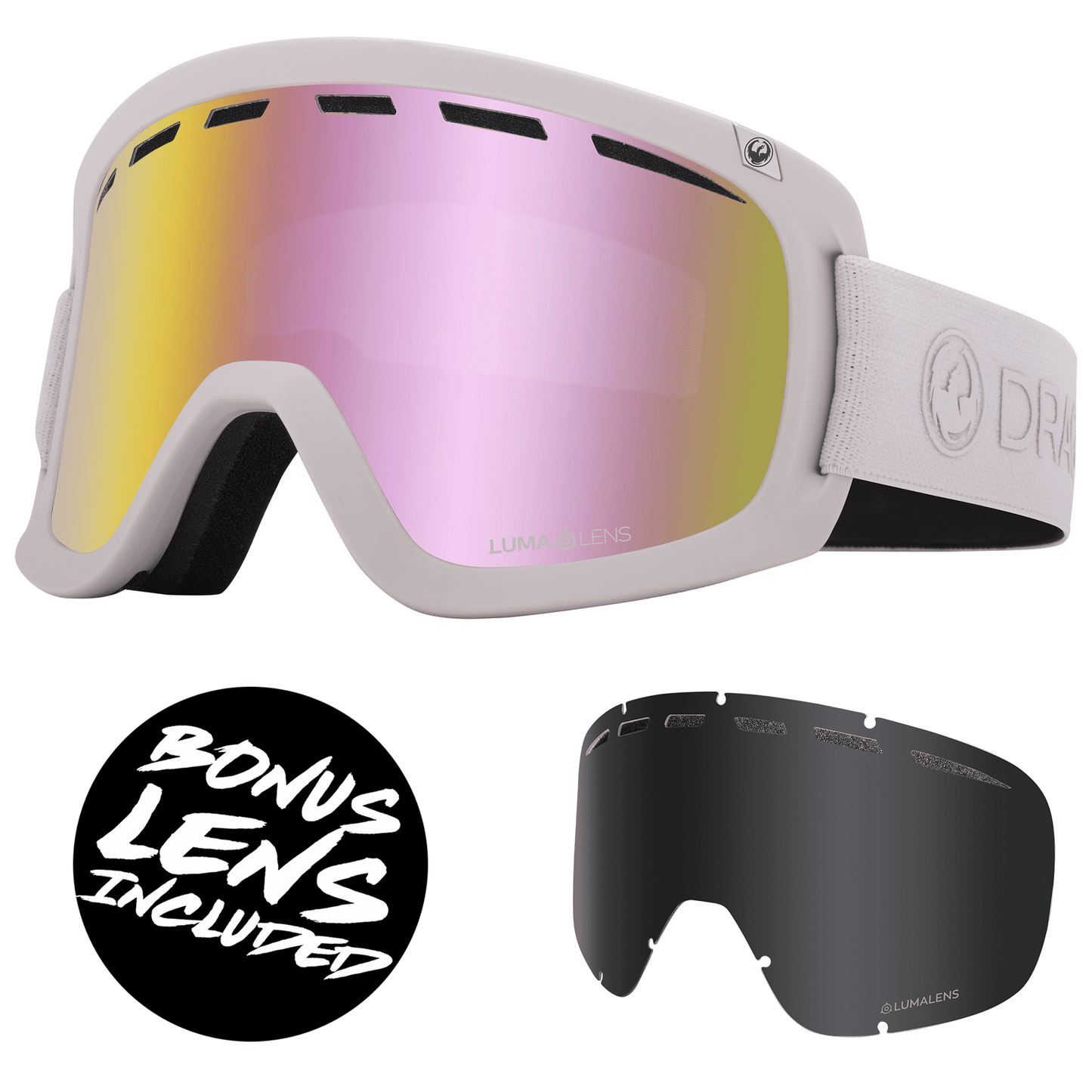 Dragon D1 OTG Goggles (2023) - Lilac