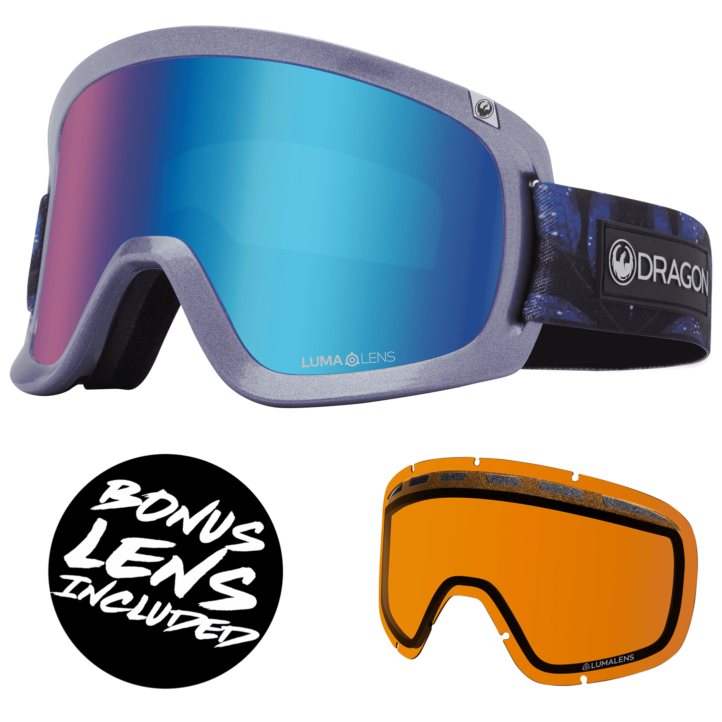 Dragon D1 OTG Goggles (2023) - Shimmer