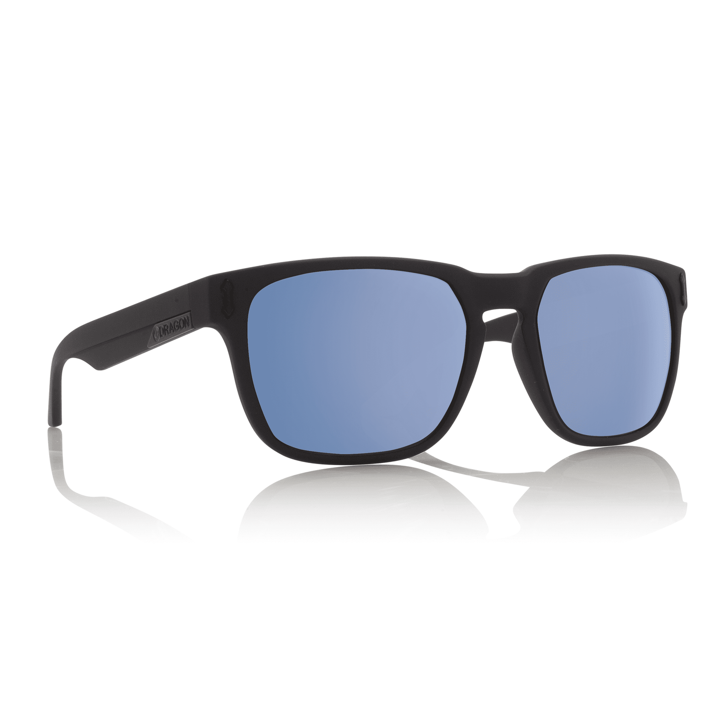 Dragon Monarch Sunglasses - Matte Black / Blue Sky Ion