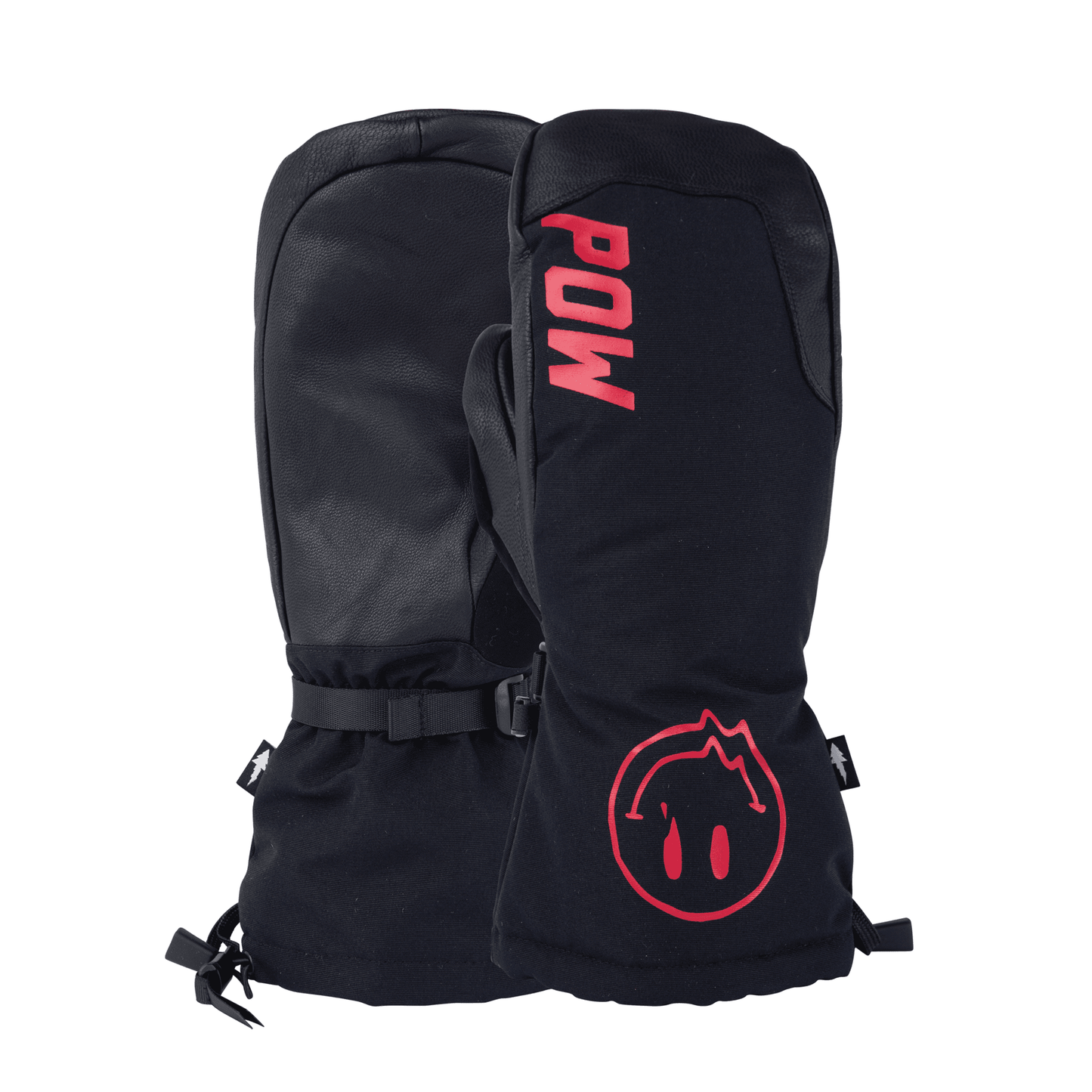 POW Gloves - KB Pro Ski / Snowboard Mitt - Black