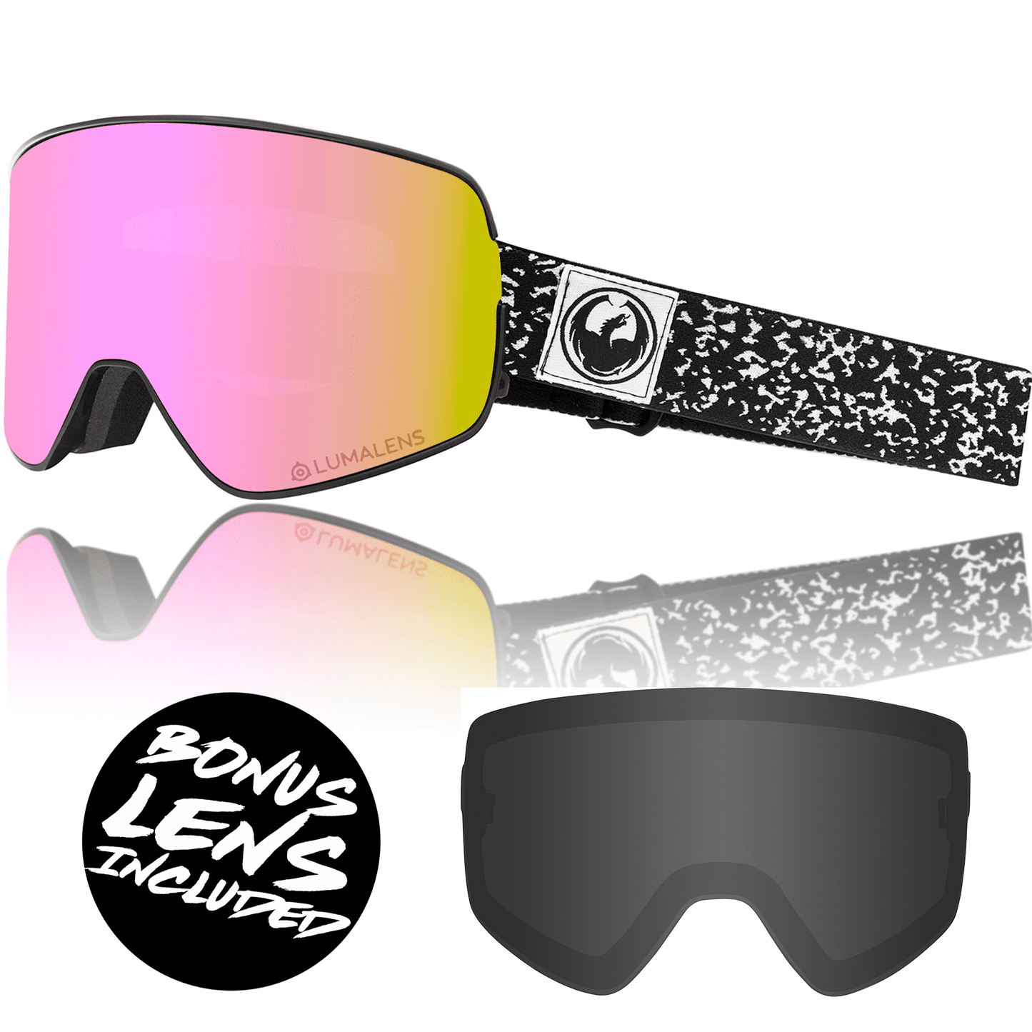 Dragon NFX2 Goggles - Scribe - Black / White