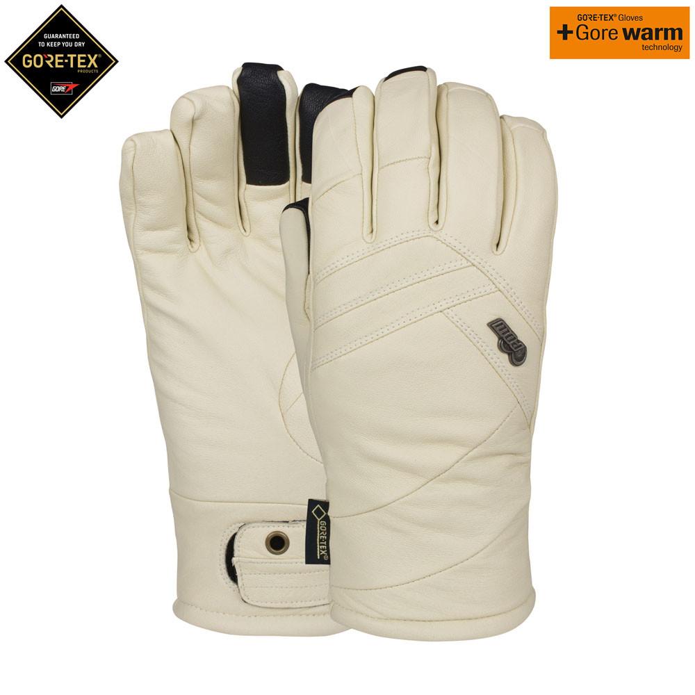POW Stealth GTX Women's Ski / Snowboard Glove Angora White
