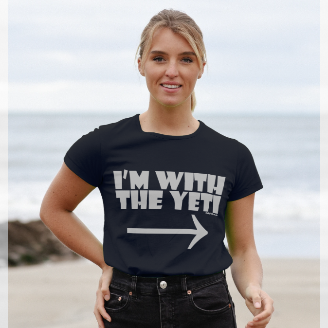 Women's I'm With The Yeti Organic Tee