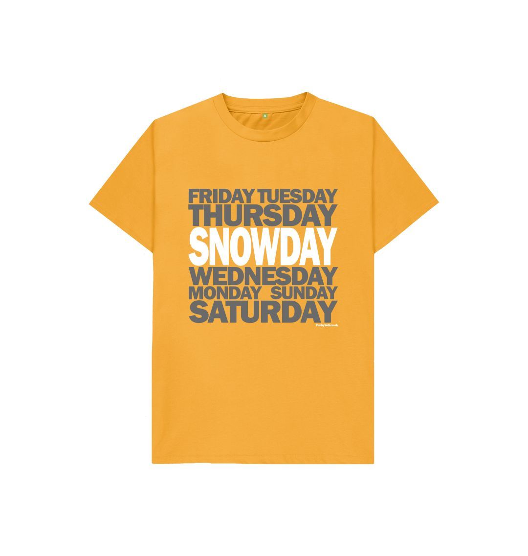 Mustard Kid's Snowday Organic Tee