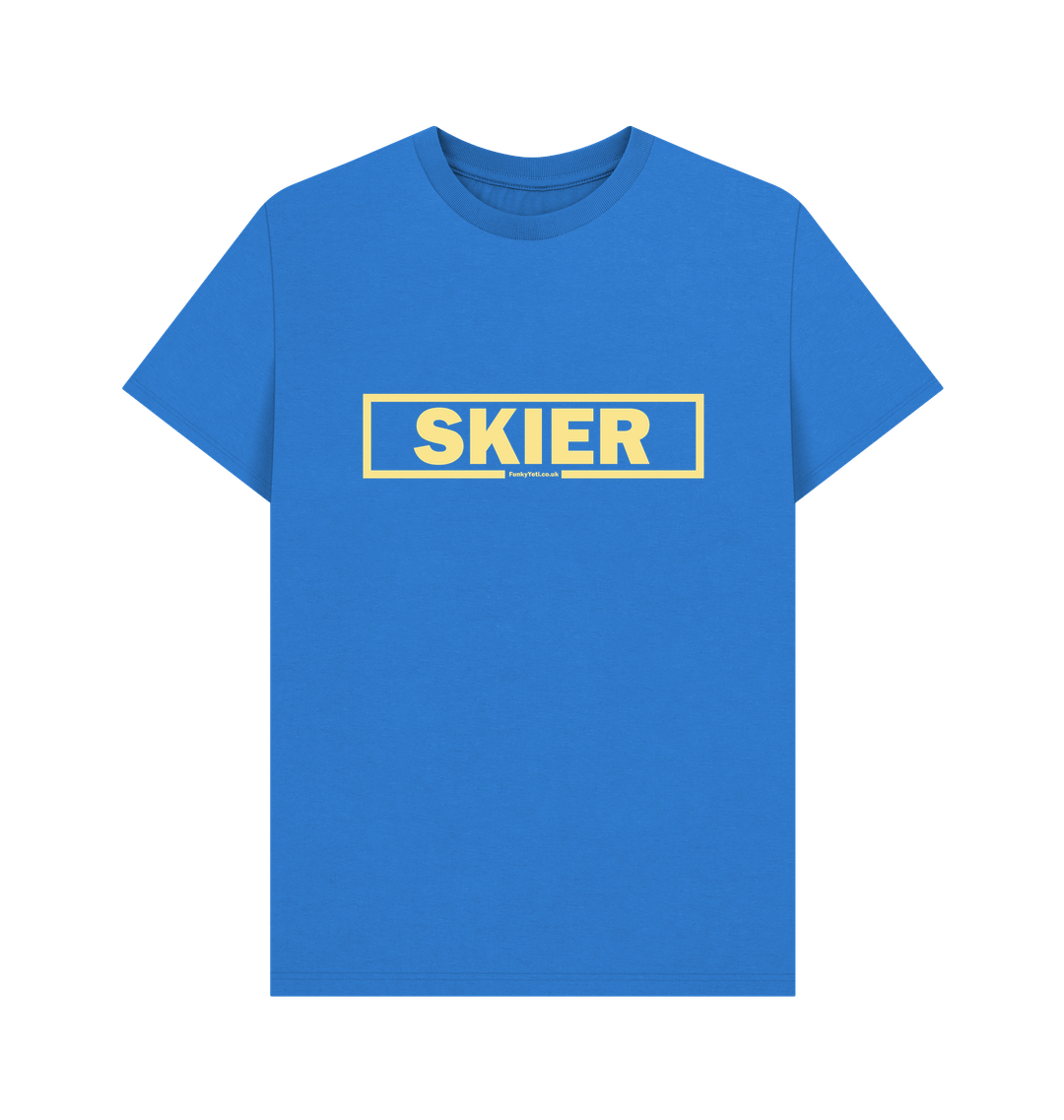 Bright Blue Printed T-shirt Front
