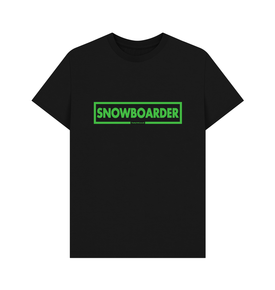Black Printed T-shirt Front