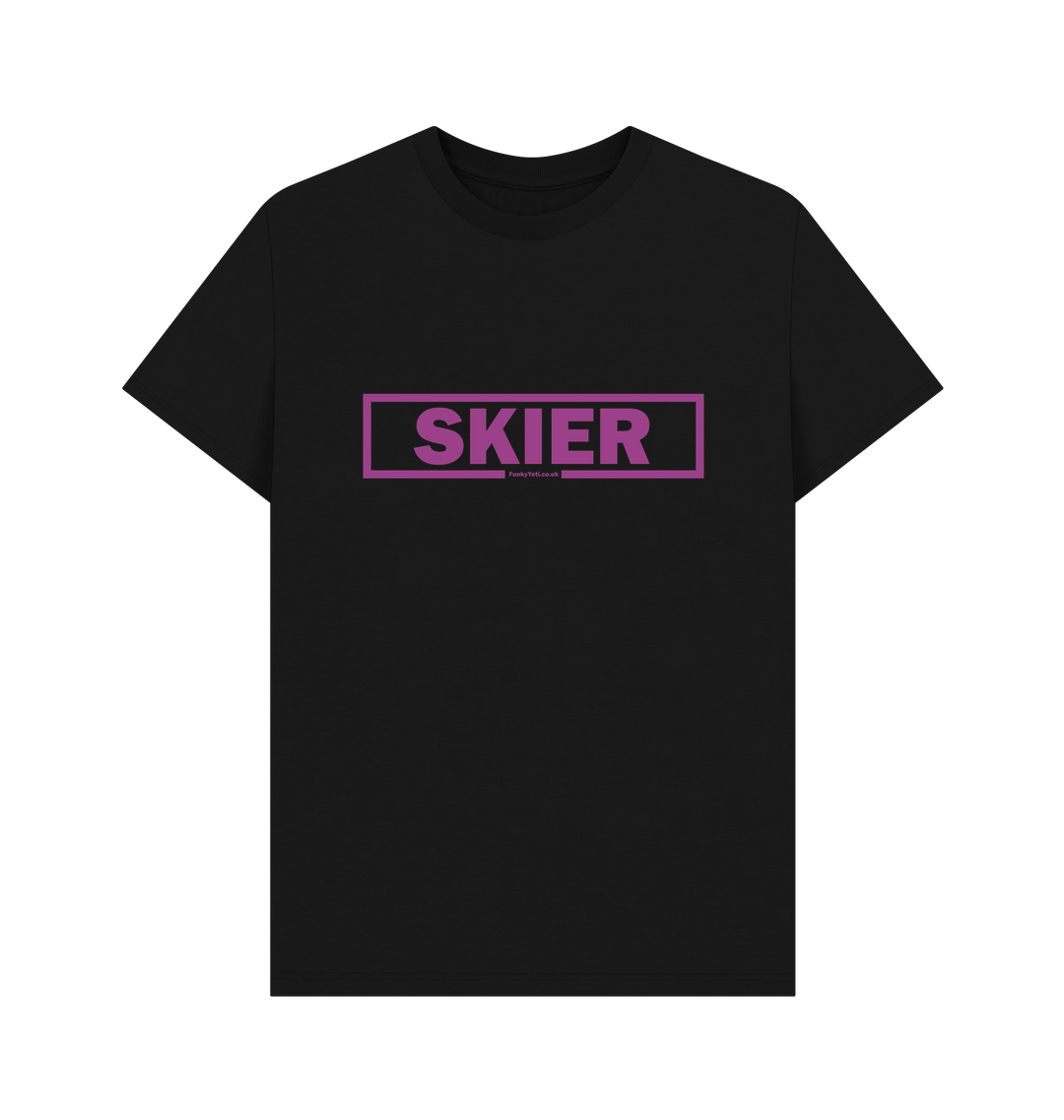 Black Printed T-shirt Front