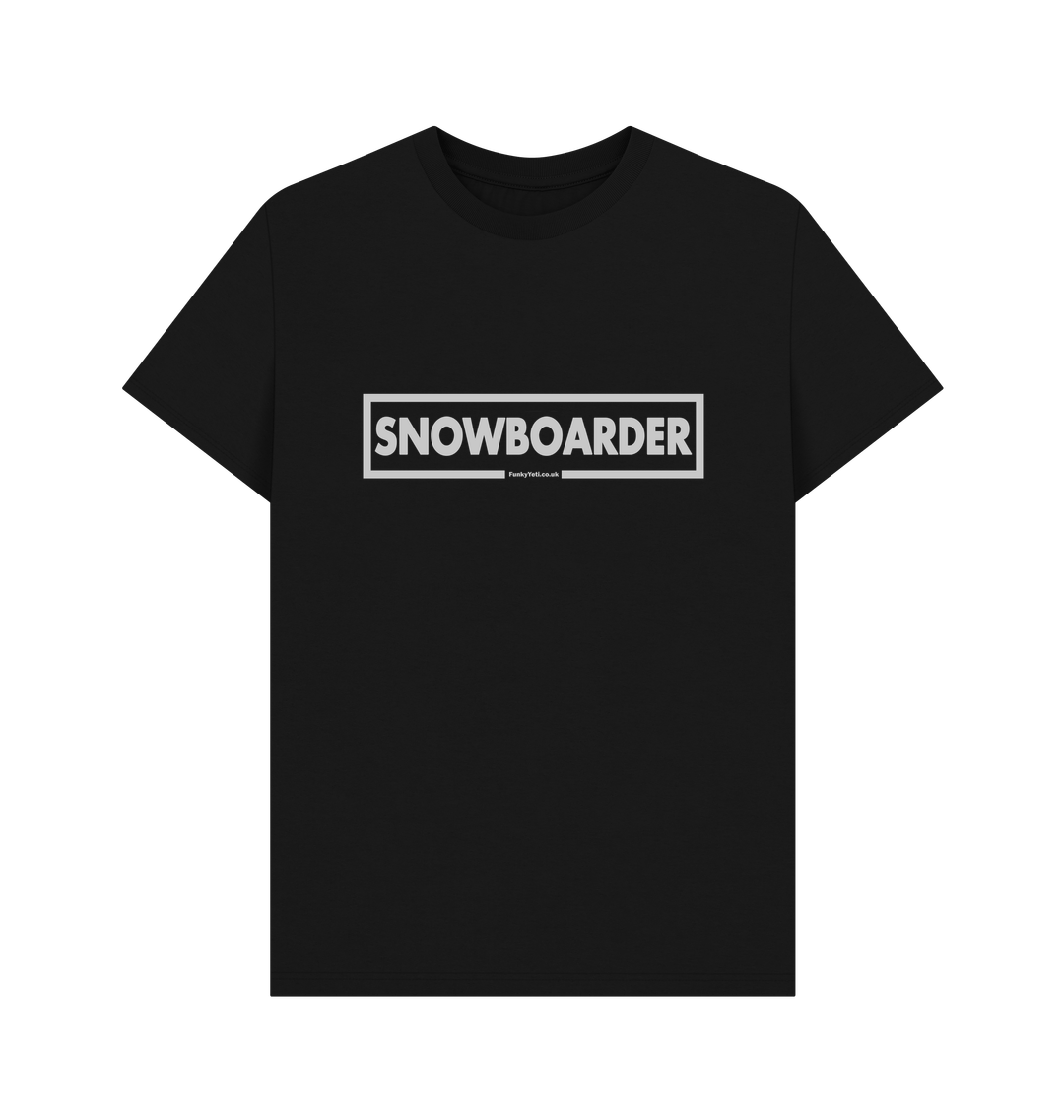 Black Printed T-shirt Front