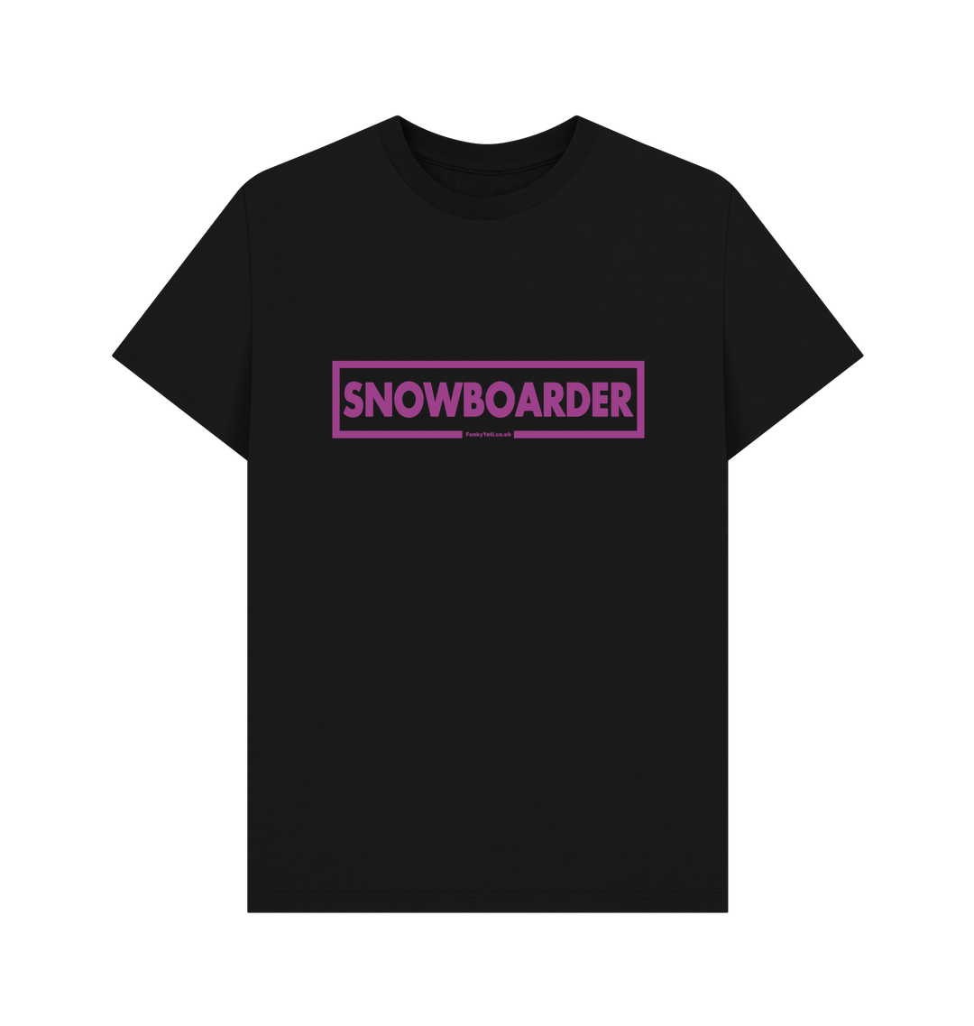 Black Printed T-shirt Front