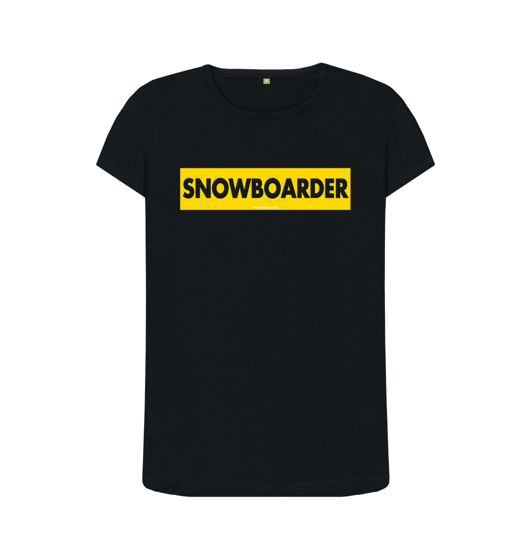 Black Printed T-shirt Front