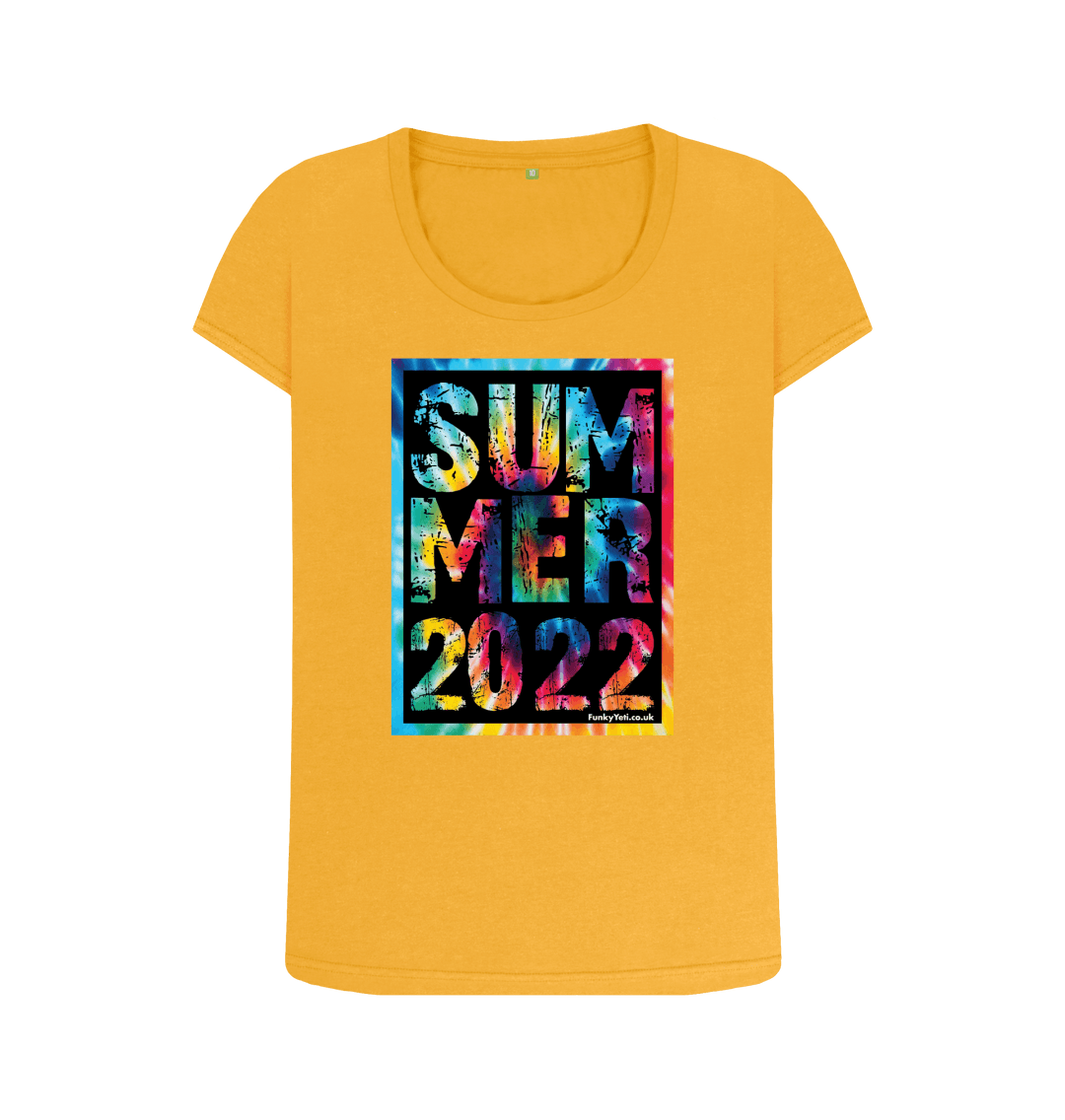 Mustard Printed T-shirt Front