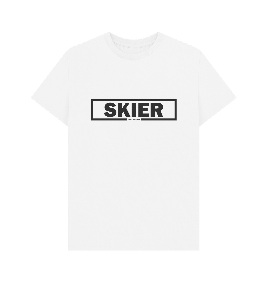 White Printed T-shirt Front