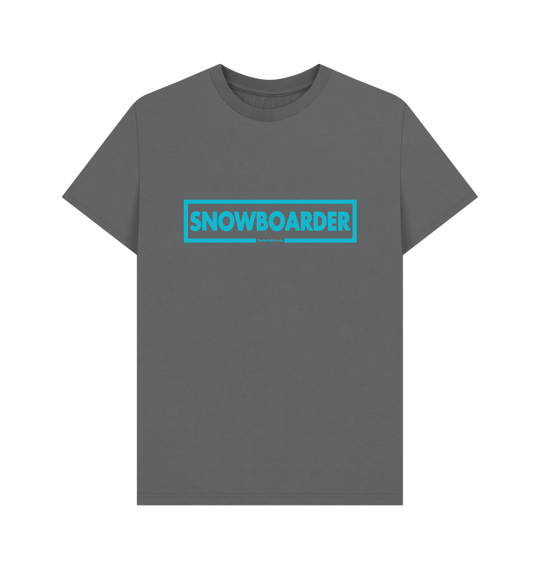 Slate Grey Printed T-shirt Front