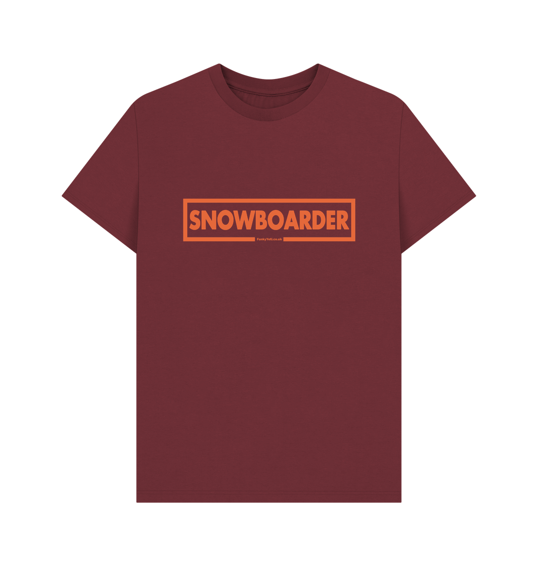Red Wine Printed T-shirt Front