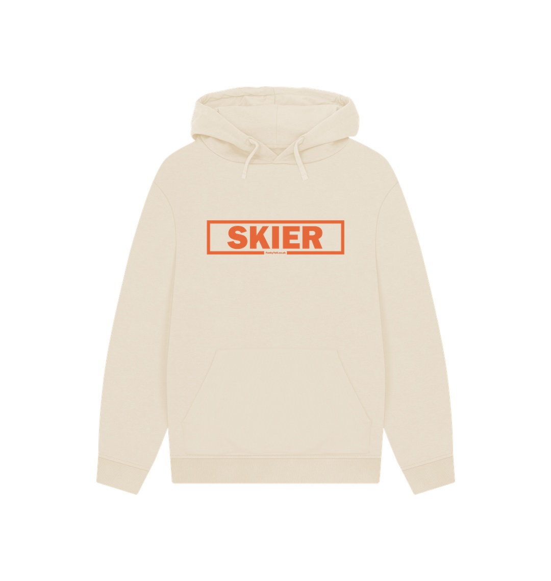 Oat Printed Hoody Front