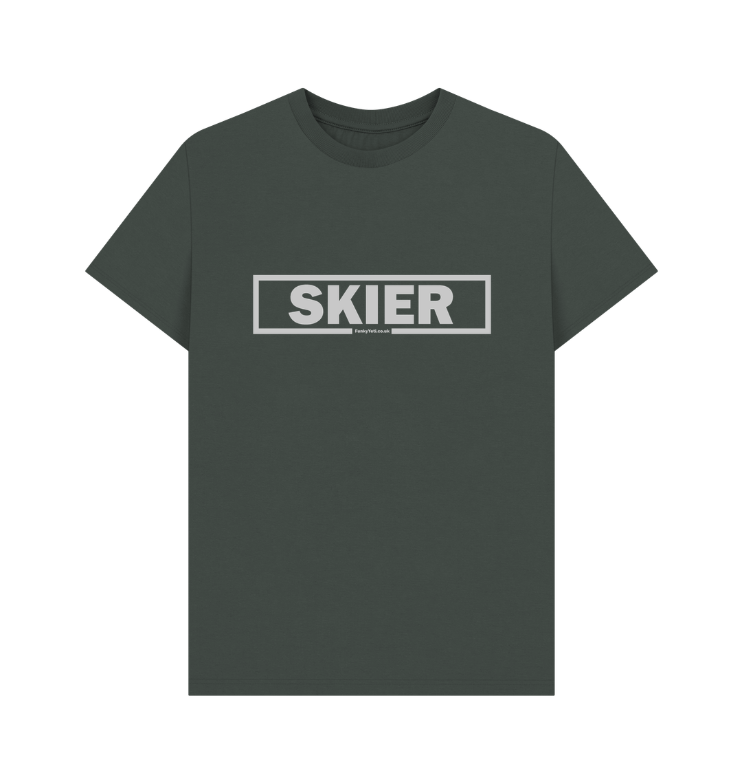 Dark Grey Printed T-shirt Front