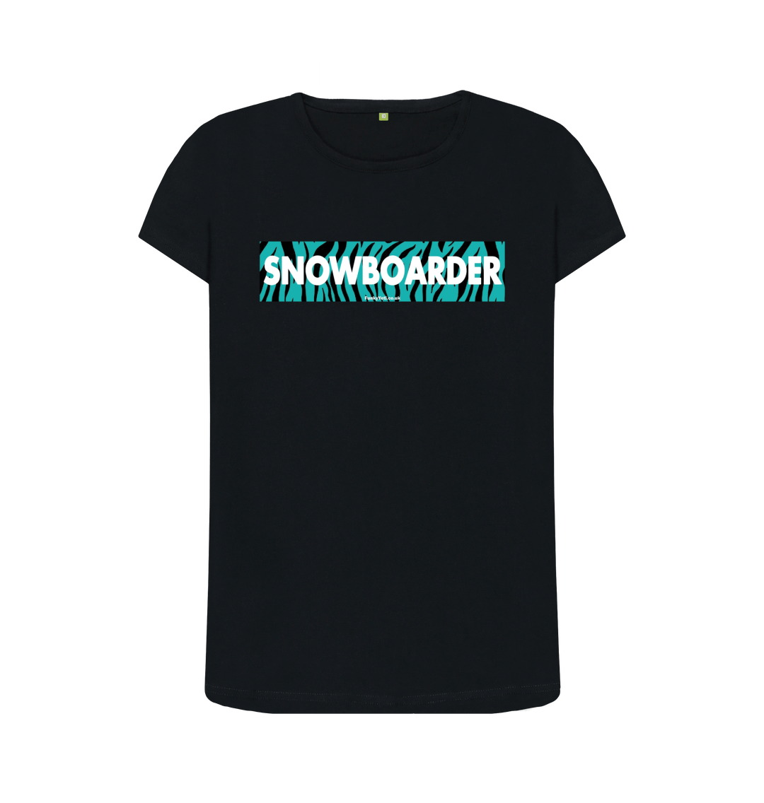 Black Printed T-shirt Front