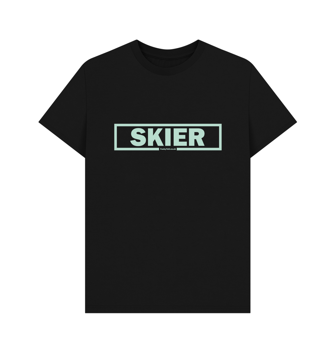 Black Printed T-shirt Front