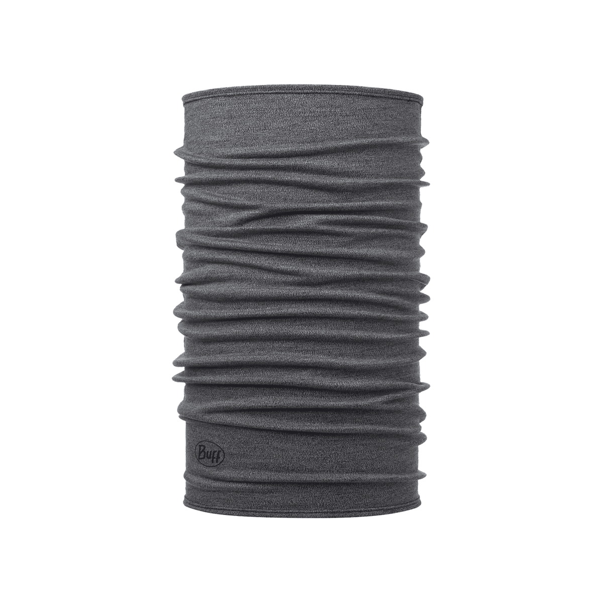 Buff Merino Midweight Necktube - Melange Light Grey