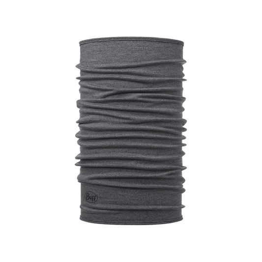 Buff Merino Midweight Necktube - Melange Light Grey