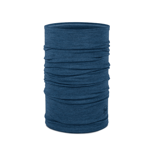 Buff Merino Midweight Necktube - Melange Tempest