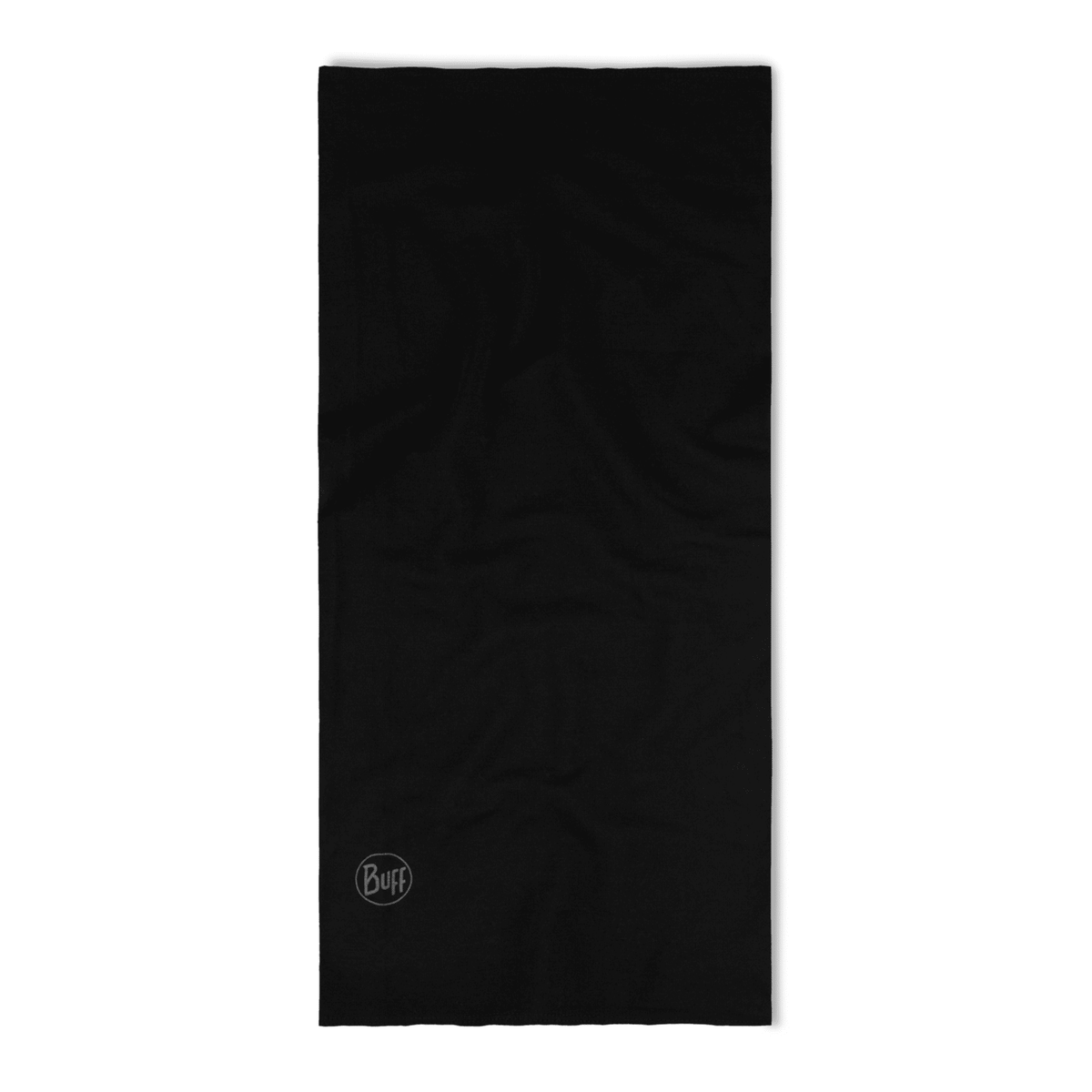 Buff Merino Midweight Necktube - Solid Black