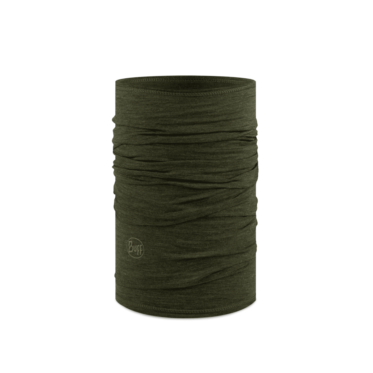 Buff Merino Lightweight Necktube - Solid Bark