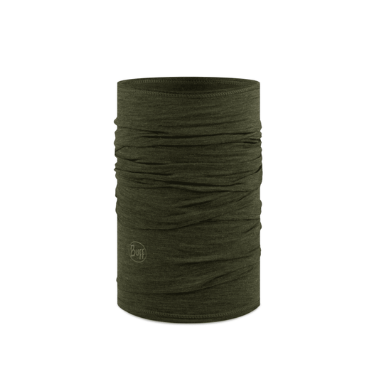 Buff Merino Lightweight Necktube - Solid Bark