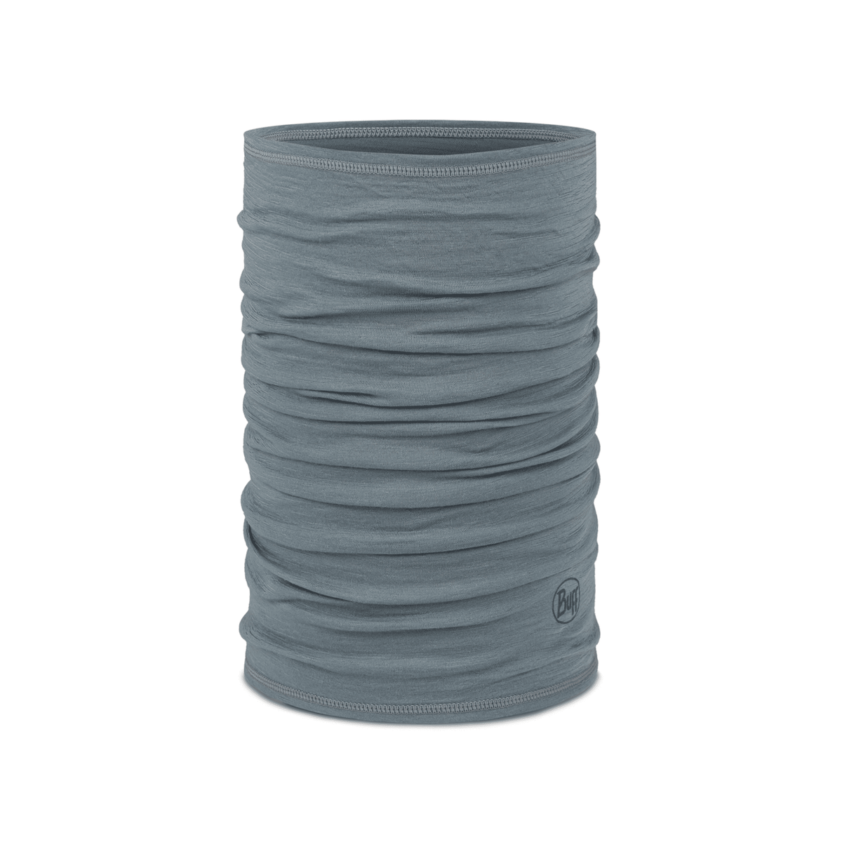 Buff Merino Lightweight Necktube - Solid Flint