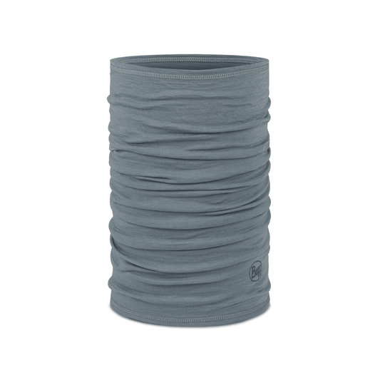 Buff Merino Lightweight Necktube - Solid Flint