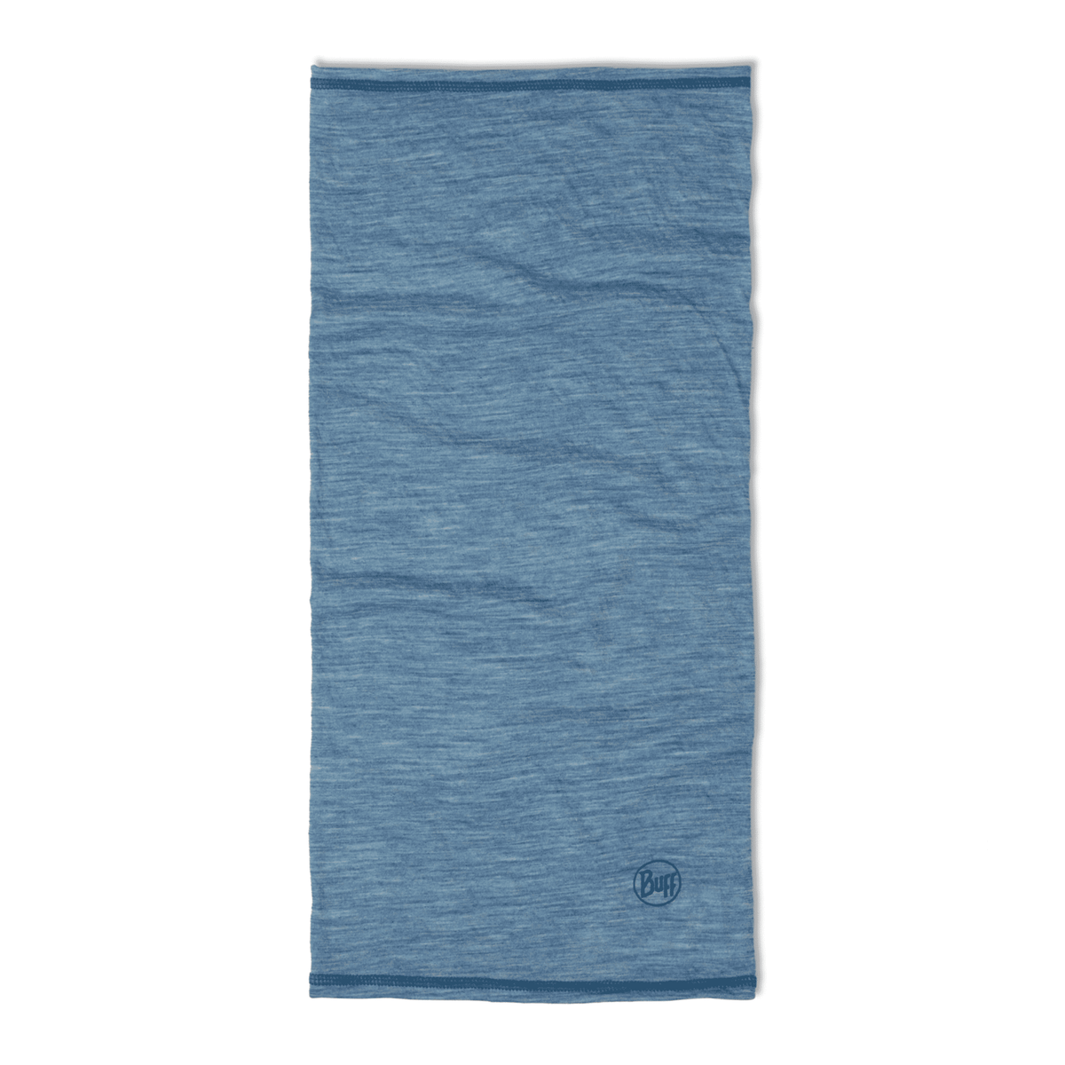 Buff Merino Lightweight Necktube - Solid Lake Blue