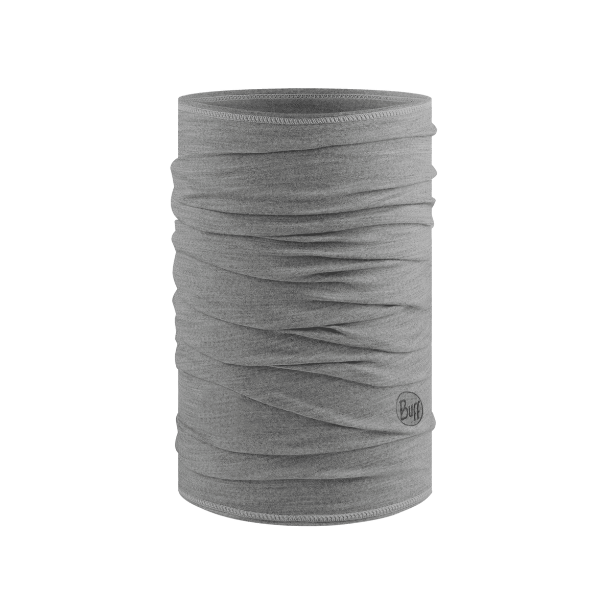 Buff Merino Lightweight Necktube - Solid Light Grey