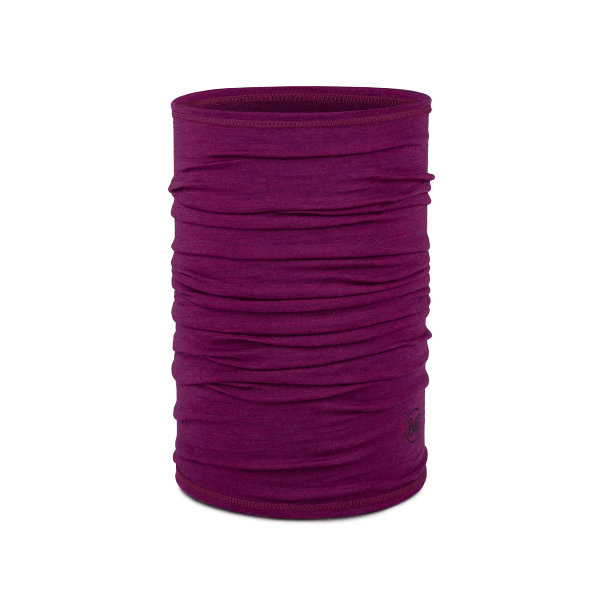 Buff Merino Lightweight Necktube - Solid Magenta