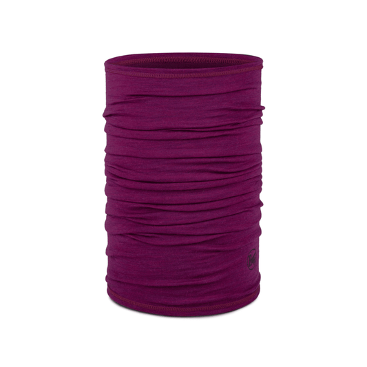 Buff Merino Lightweight Necktube - Solid Magenta