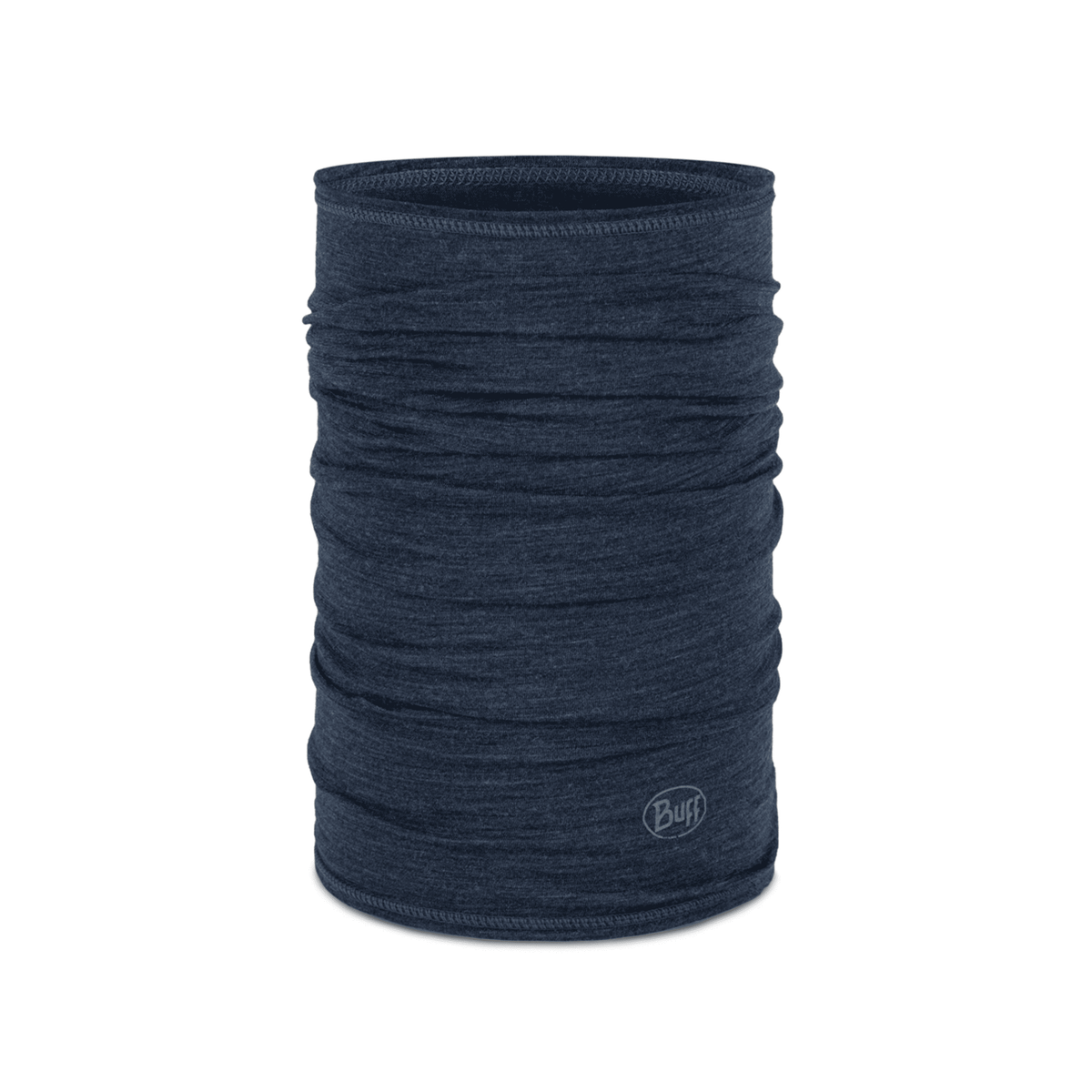 Buff Merino Lightweight Necktube - Solid Night Blue