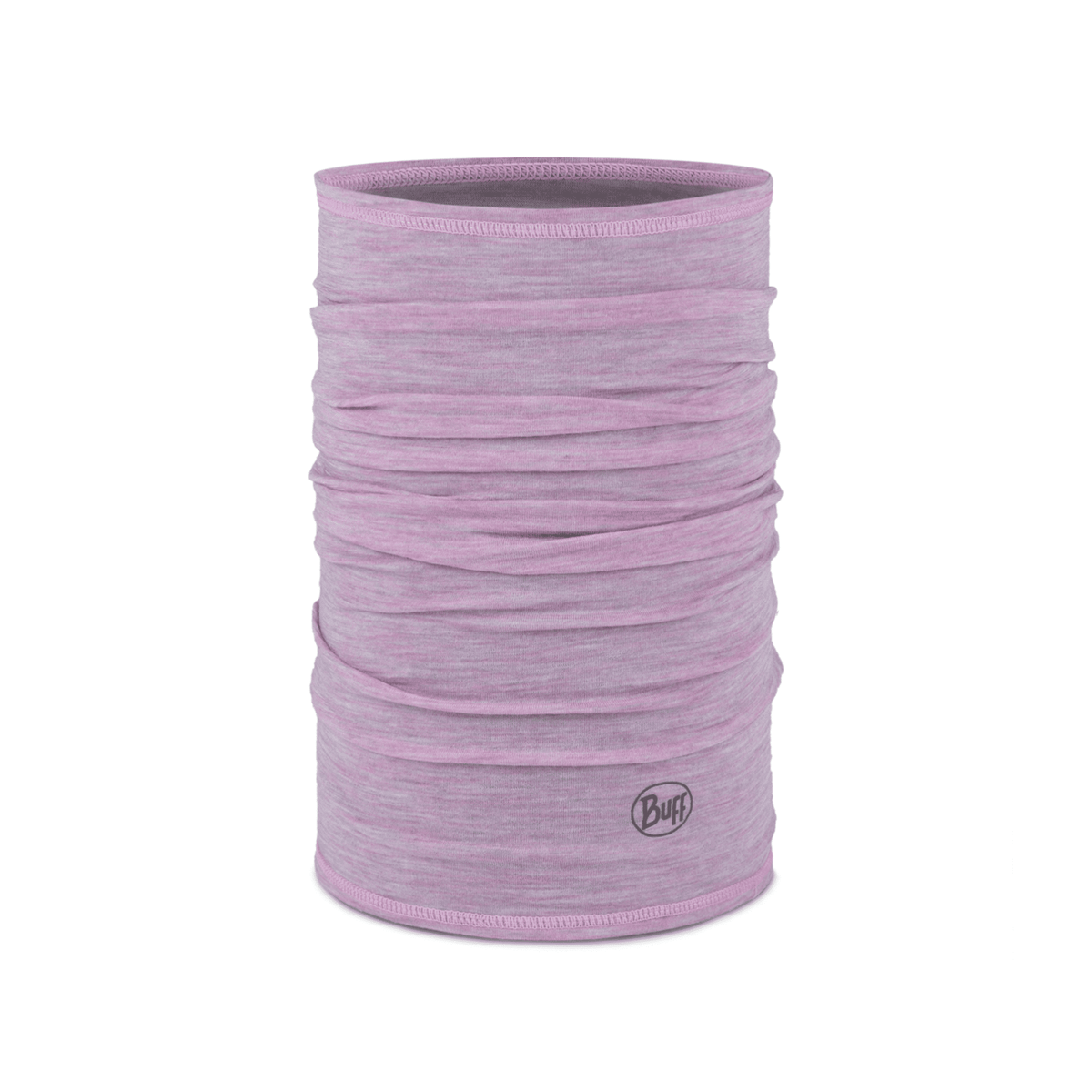 Buff Merino Lightweight Necktube - Solid Pansy