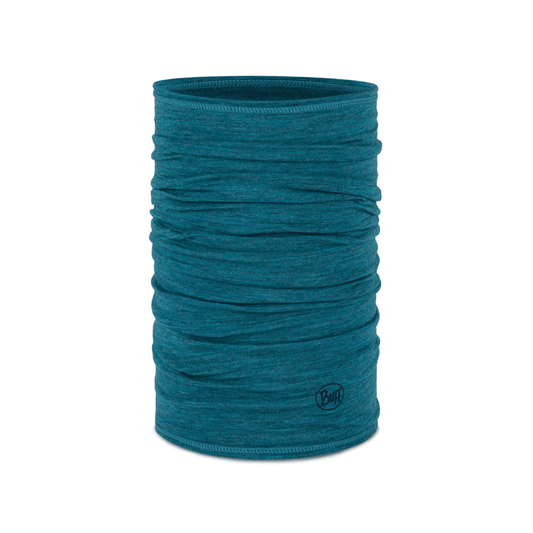 Buff Merino Lightweight Necktube - Solid Teal