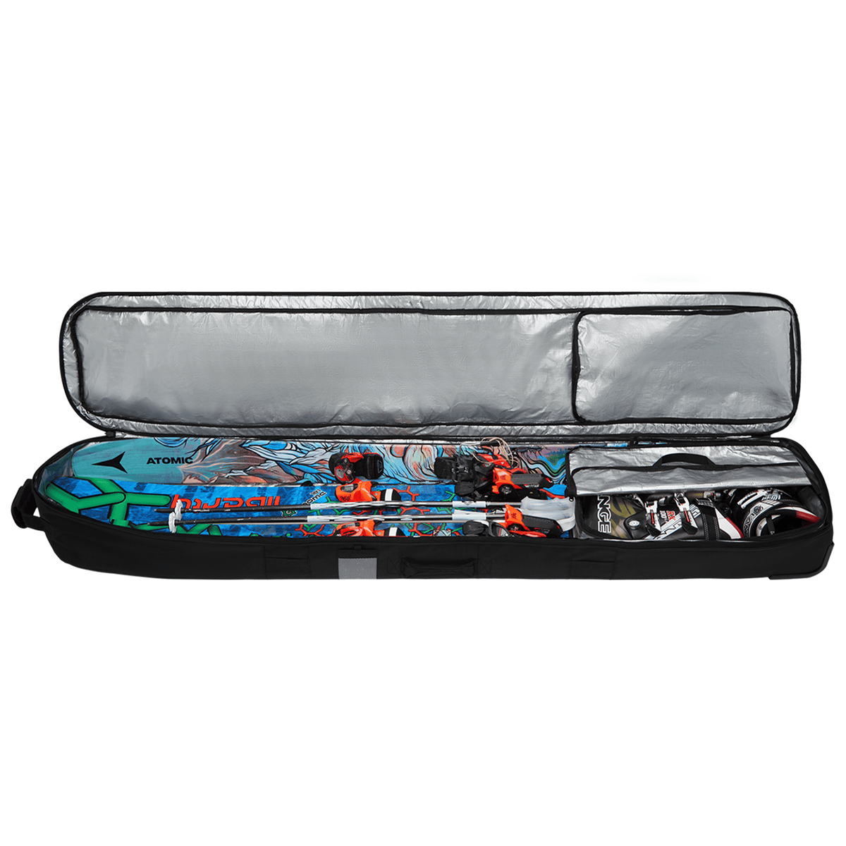 Dakine Fall Line Ski Roller Bag - Black