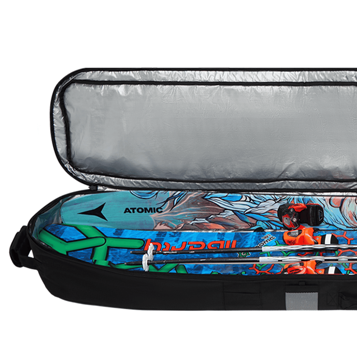 Dakine Fall Line Ski Roller Bag - Black