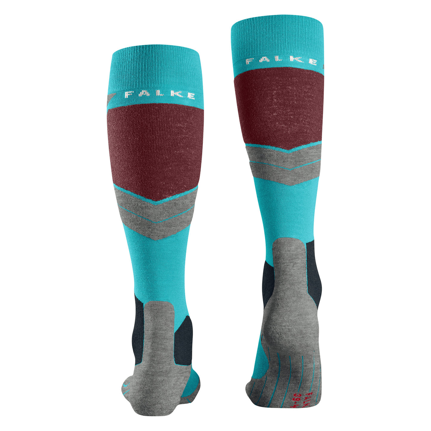 Falke SK4 Women's Ski Sock 2 Pack - Rose / Peacock Combo