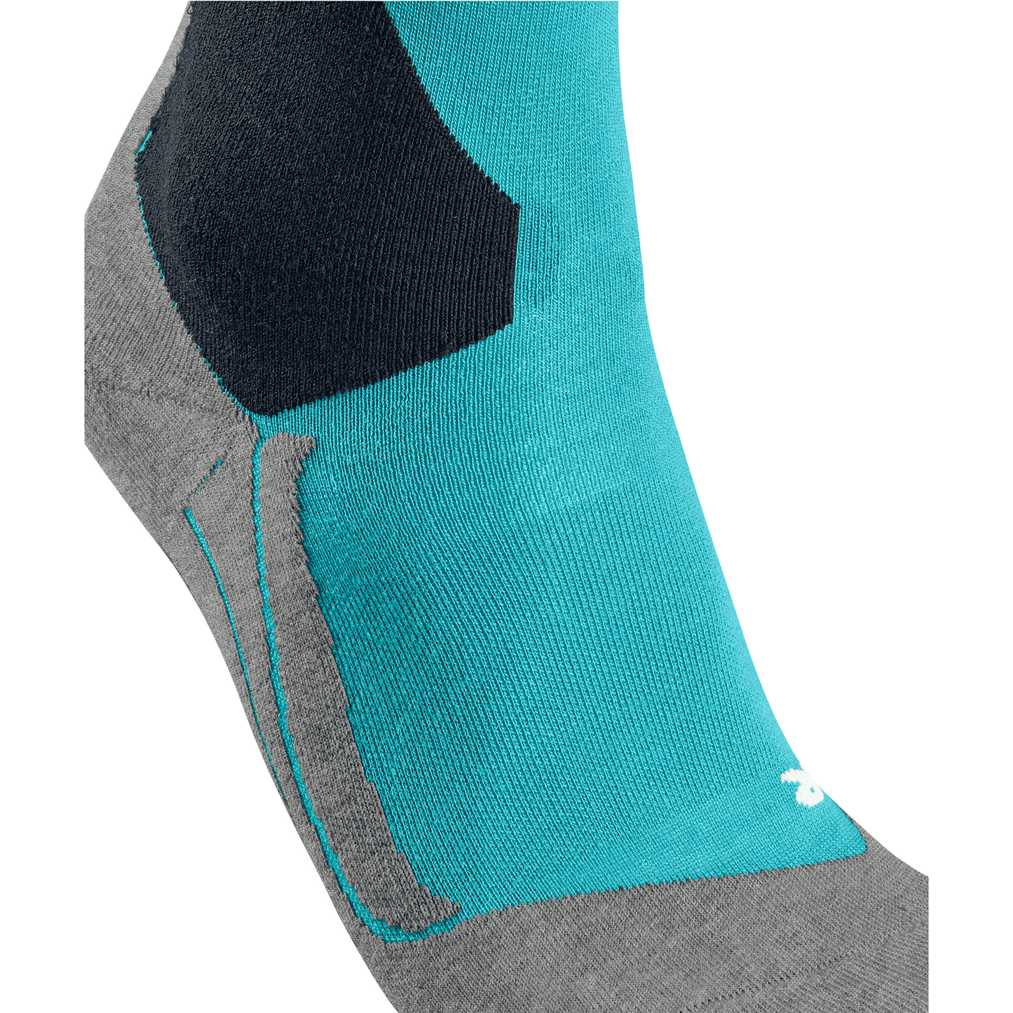 Falke SK4 Women's Ski Sock 2 Pack - Rose / Peacock Combo